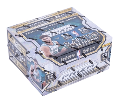2020-21 Panini Prizm Basketball Sealed Hobby Box (12 Packs) - Possible LaMelo Ball & Anthony Edwards Rookie Cards!